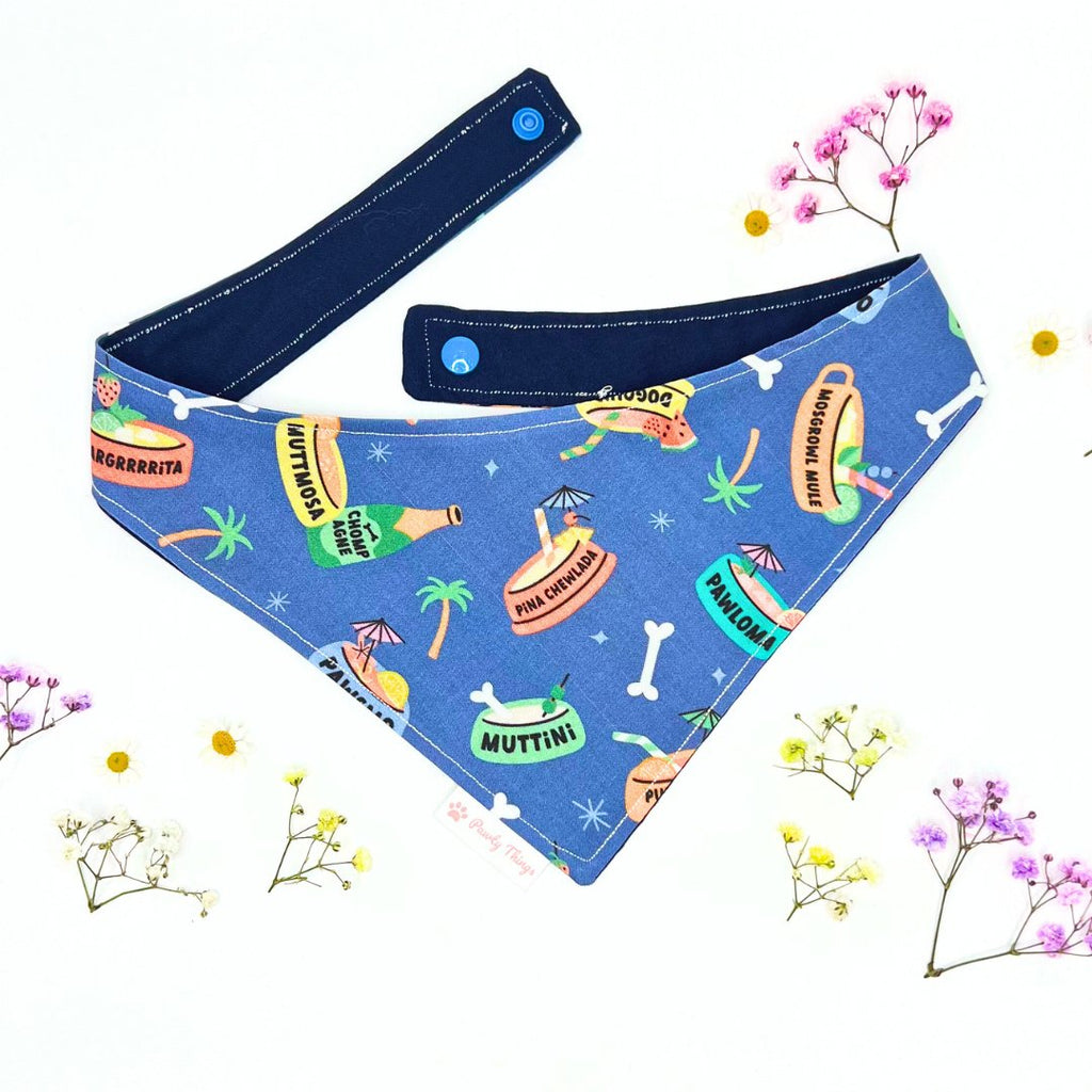 Summer Slurps - Tie & Snap Bandana - PAWTY THINGS