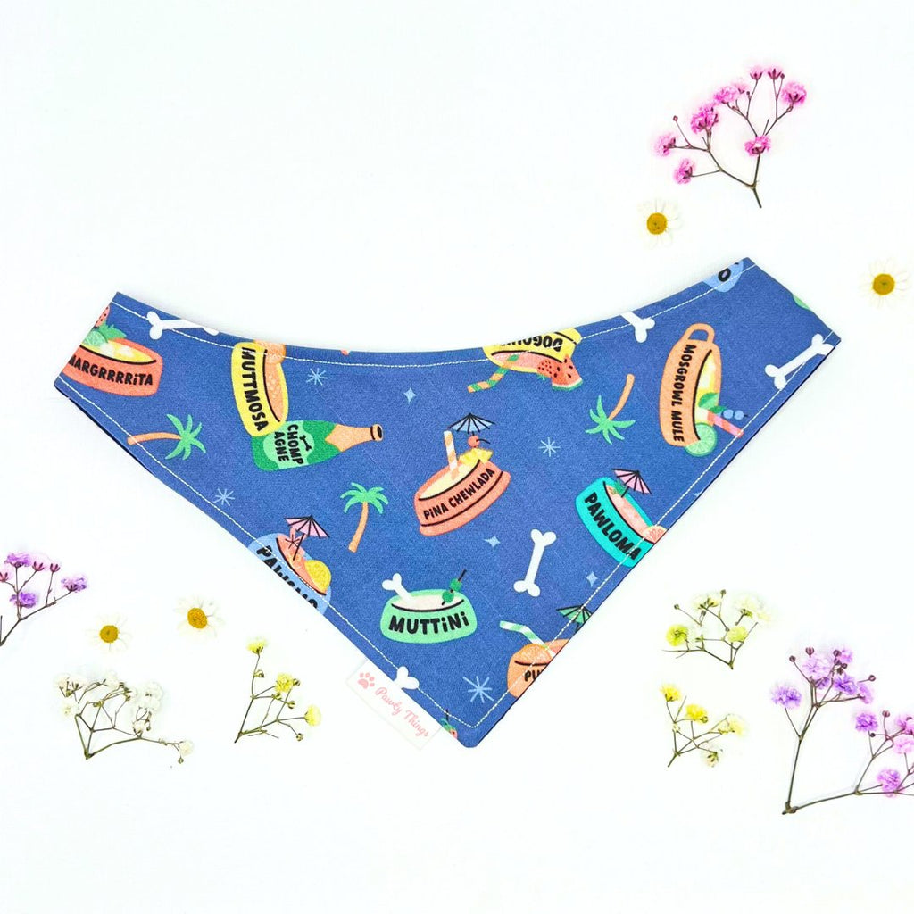 Summer Slurps - Tie & Snap Bandana - PAWTY THINGS